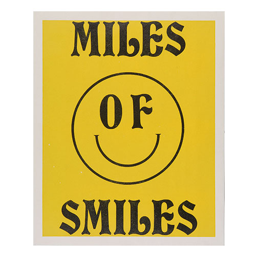 MILES OF SMAILES        YELLOW