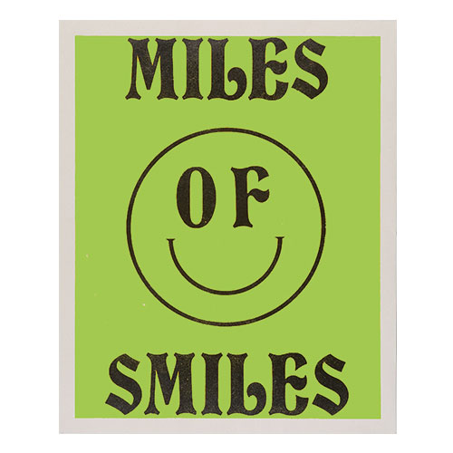 MILES OF SMAILES        GREEN