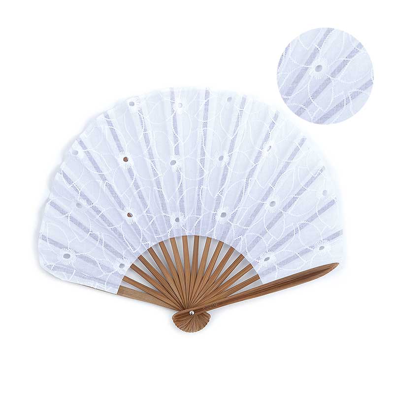クリアリー扇子 White Collection Ricca リッカ 株式会社ヘミングス クリアリー扇子 White Collection Ricca リッカ 株式会社ヘミングス