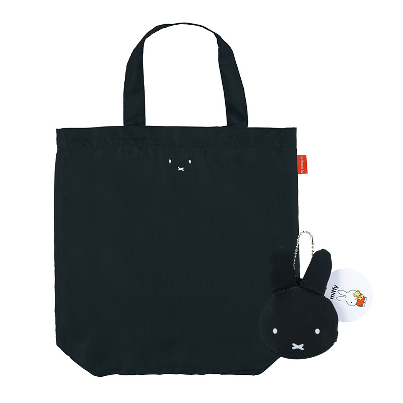 パッカブルエコバッグ Dick Bruna BLACK - (Collaboration|Dick